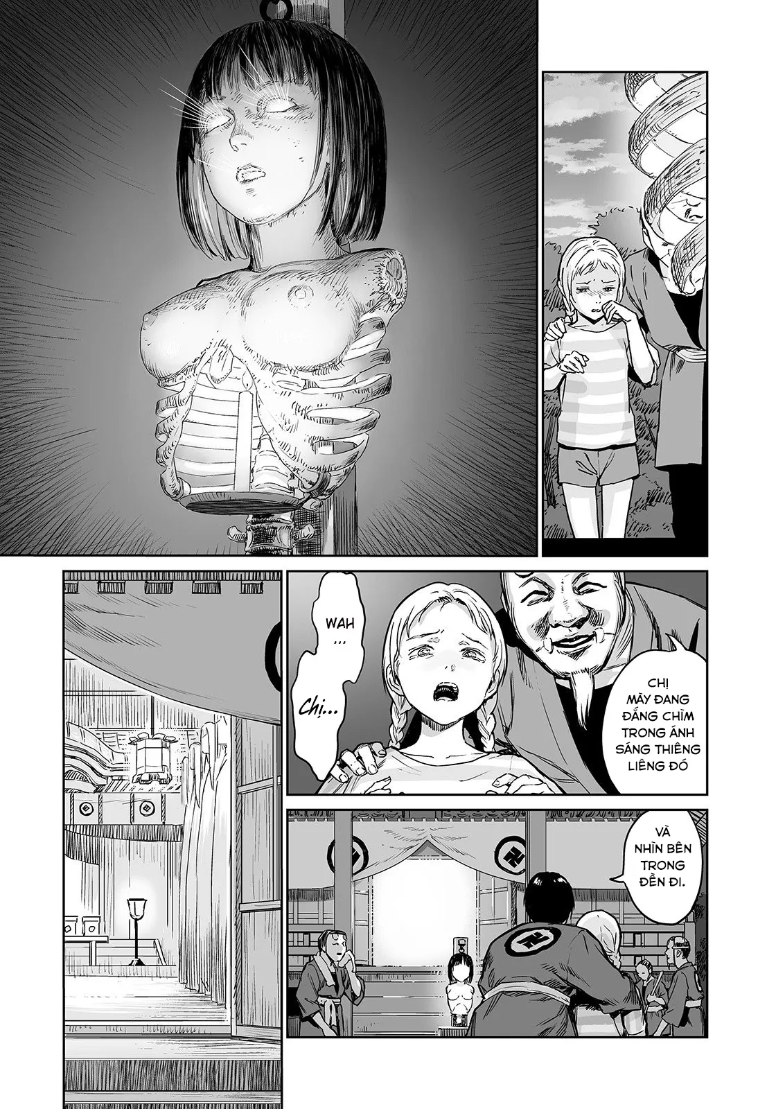 HentaiVN.net - Ảnh 20 - Ngọn núi của Bảo Thực Thần [オオゲツヒメの山; Oogetsuhime no Yama; The Mountain of Amputee Princesses] - Oneshot