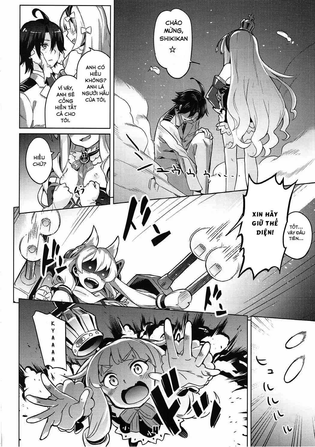 HentaiVN.net - Ảnh 3 - Template of a blond cutting board (Azur Lane) [Kinpatsu Manaita no Template] - Oneshot