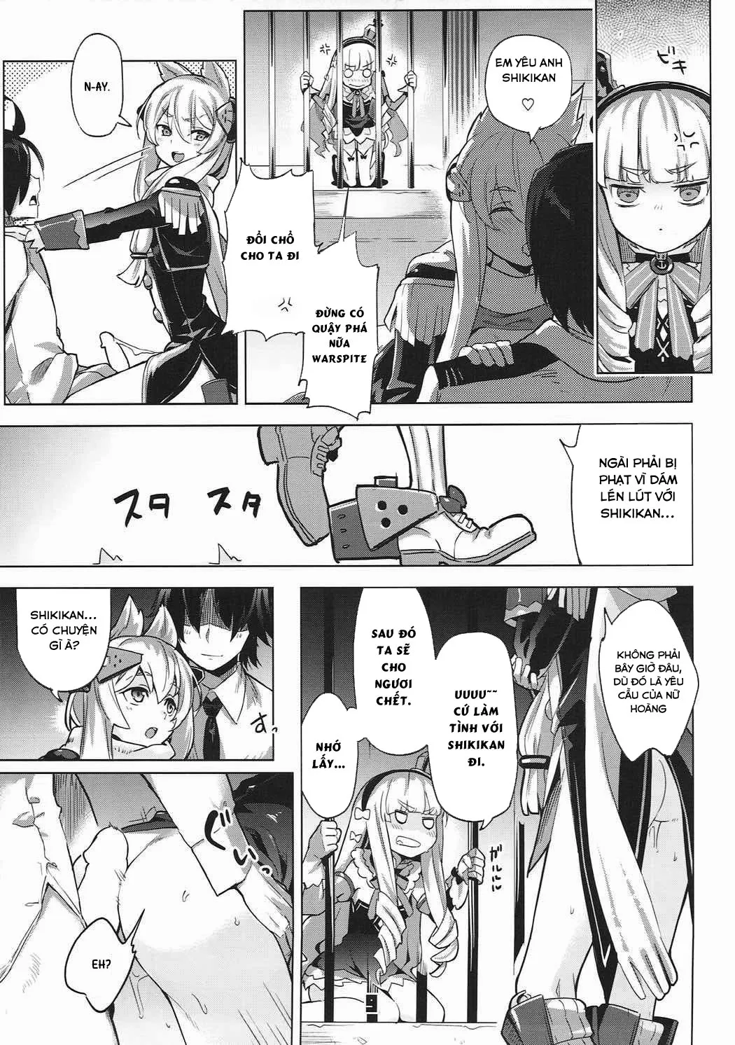 HentaiVN.net - Ảnh 8 - Template of a blond cutting board (Azur Lane) [Kinpatsu Manaita no Template] - Oneshot
