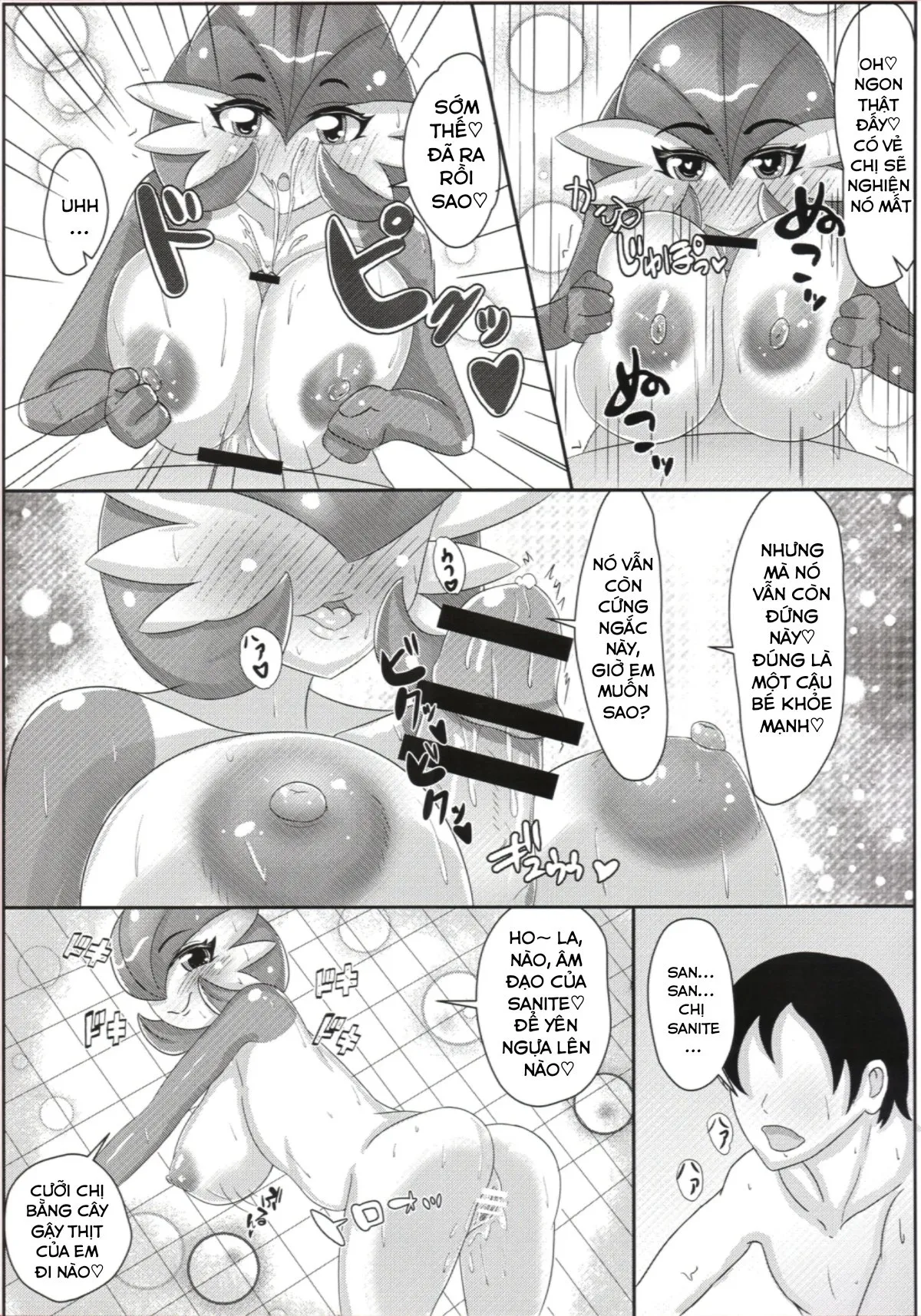 HentaiVN.net - Ảnh 15 - Tiến lên nào chị em siêu năng lực [Let's Come Super Psychic Sisters (Pokemon)] - Oneshot