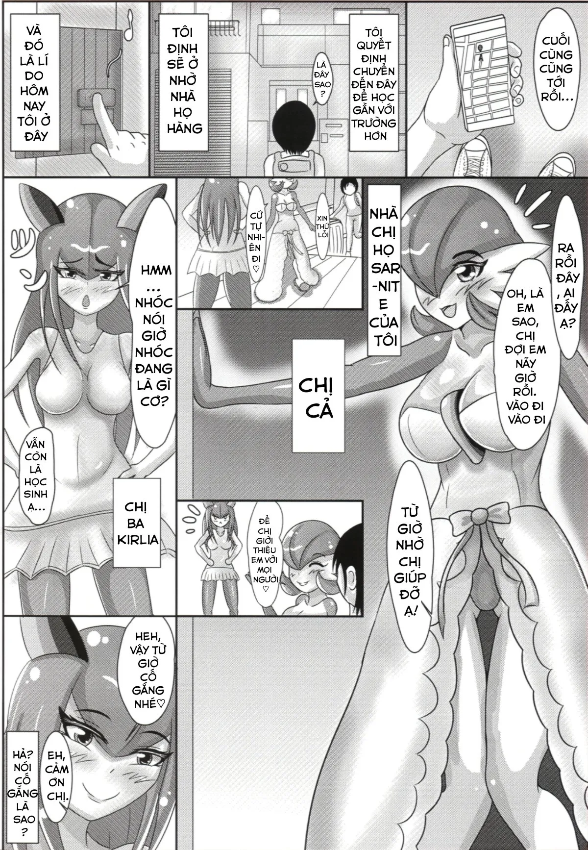 HentaiVN.net - Ảnh 4 - Tiến lên nào chị em siêu năng lực [Let's Come Super Psychic Sisters (Pokemon)] - Oneshot