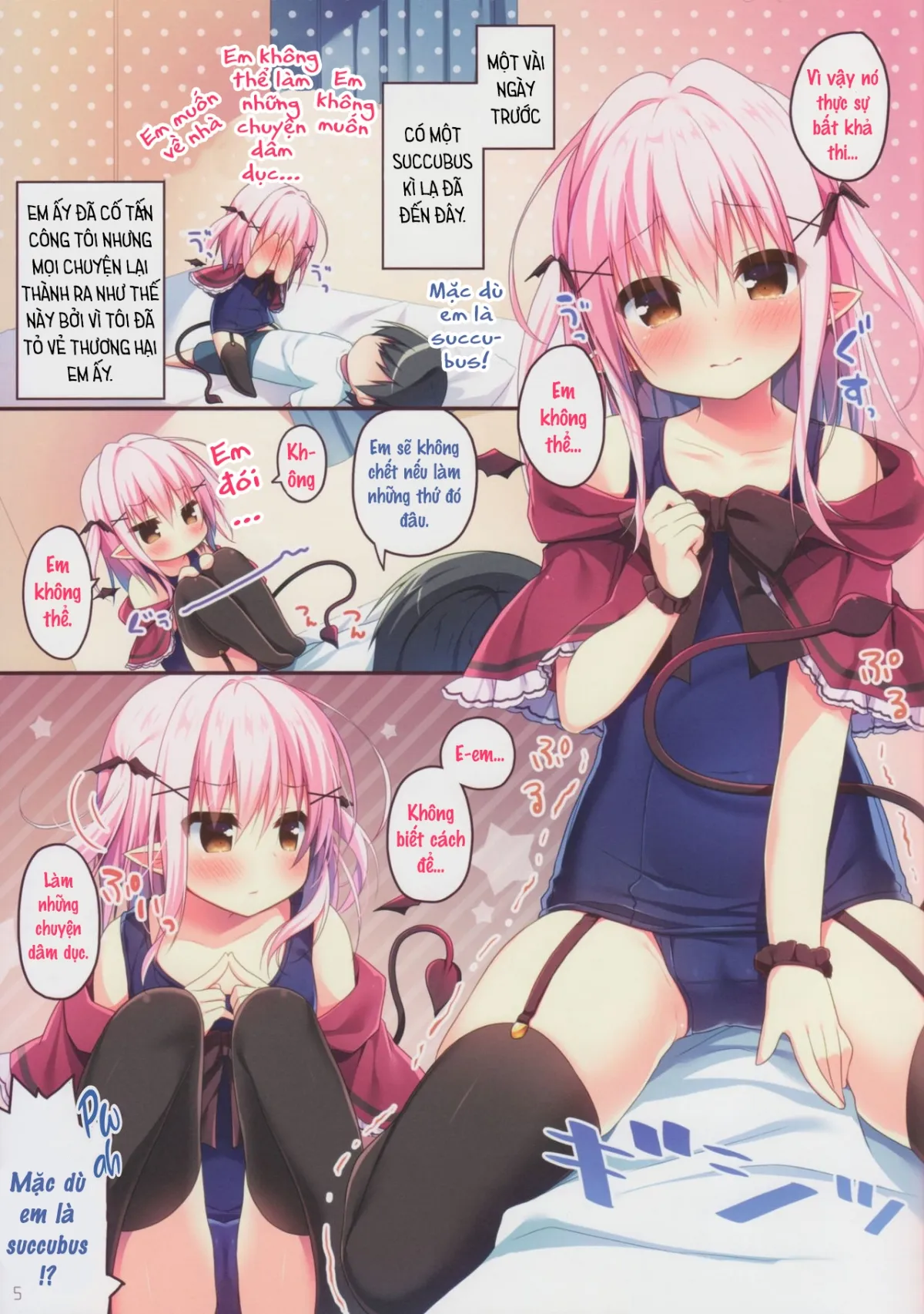 HentaiVN.net - Ảnh 5 - Succubus-chan Ikusei Nisshi [Sex Education Dairy Succubus-chan] - Oneshot