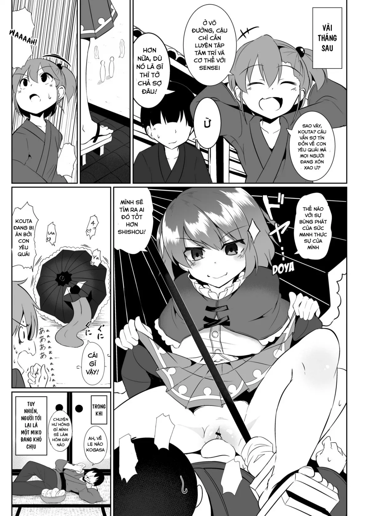 HentaiVN.net - Ảnh 19 - Kogasa-chan Who Teaches and Proudly Practices the False Way of Surprising (Touhou Project) [Uso no Odorokashikata o Oshierarete Tokuige ni Jissen suru Kogasa-chan] - Oneshot