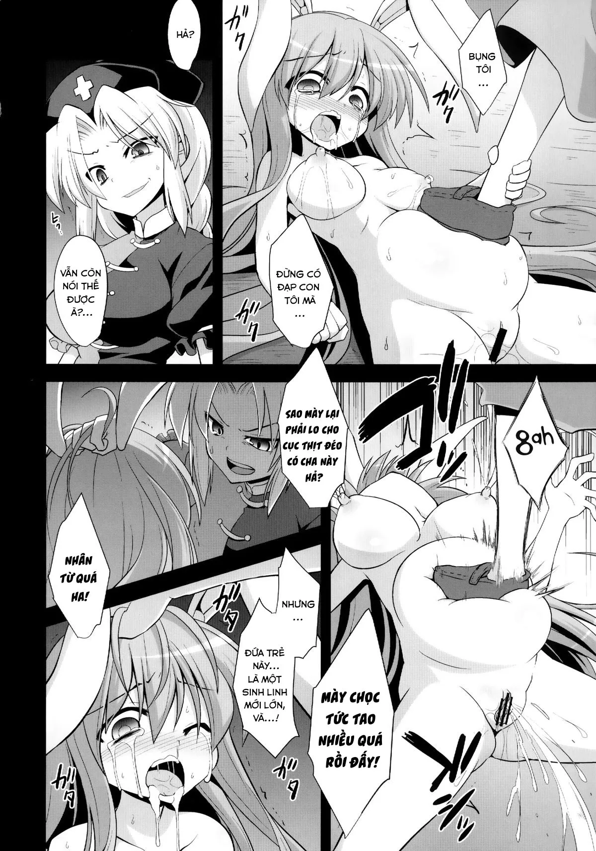 HentaiVN.net - Ảnh 13 - Buổi huấn luyện đặc biệt của Reisen(Touhou Project) [Udonge Childbirth Drug Training (Touhou Project)] - Chap 1.1