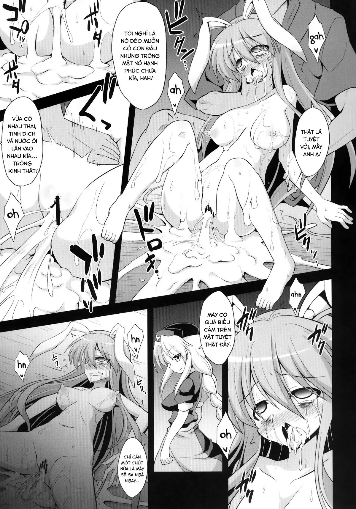 HentaiVN.net - Ảnh 6 - Buổi huấn luyện đặc biệt của Reisen(Touhou Project) [Udonge Childbirth Drug Training (Touhou Project)] - Chap 1.3(end)