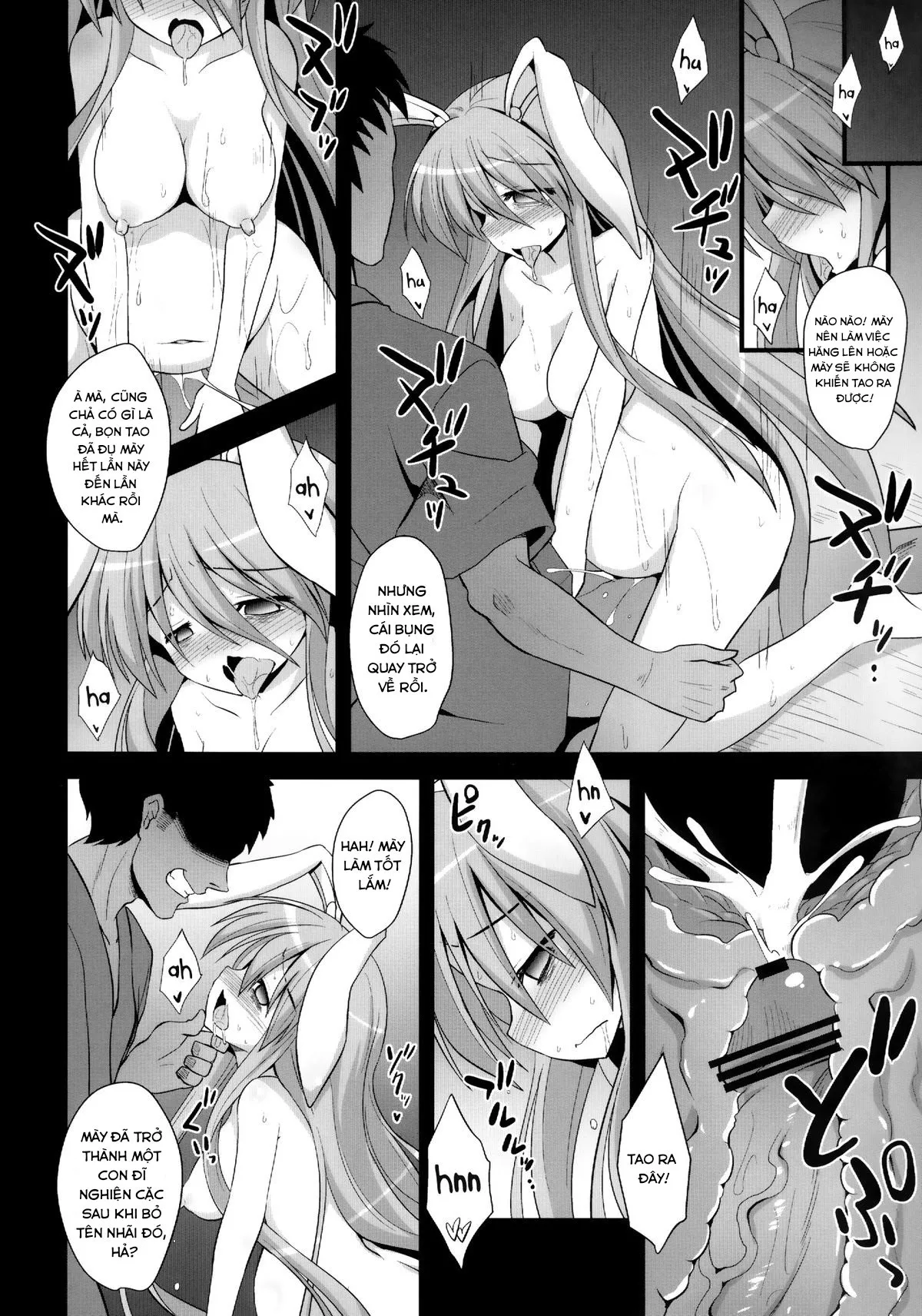 HentaiVN.net - Ảnh 7 - Buổi huấn luyện đặc biệt của Reisen(Touhou Project) [Udonge Childbirth Drug Training (Touhou Project)] - Chap 1.3(end)