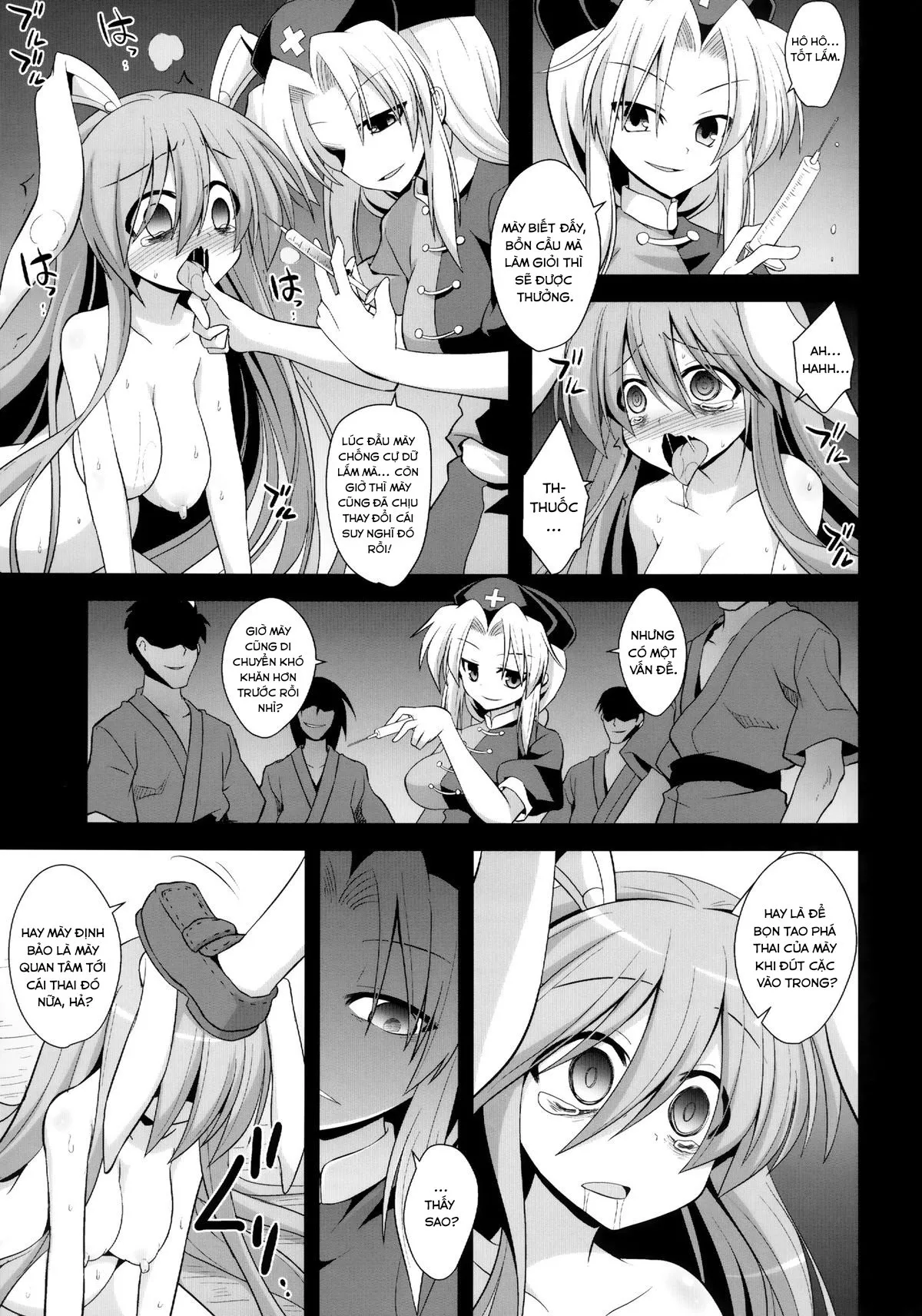 HentaiVN.net - Ảnh 8 - Buổi huấn luyện đặc biệt của Reisen(Touhou Project) [Udonge Childbirth Drug Training (Touhou Project)] - Chap 1.3(end)