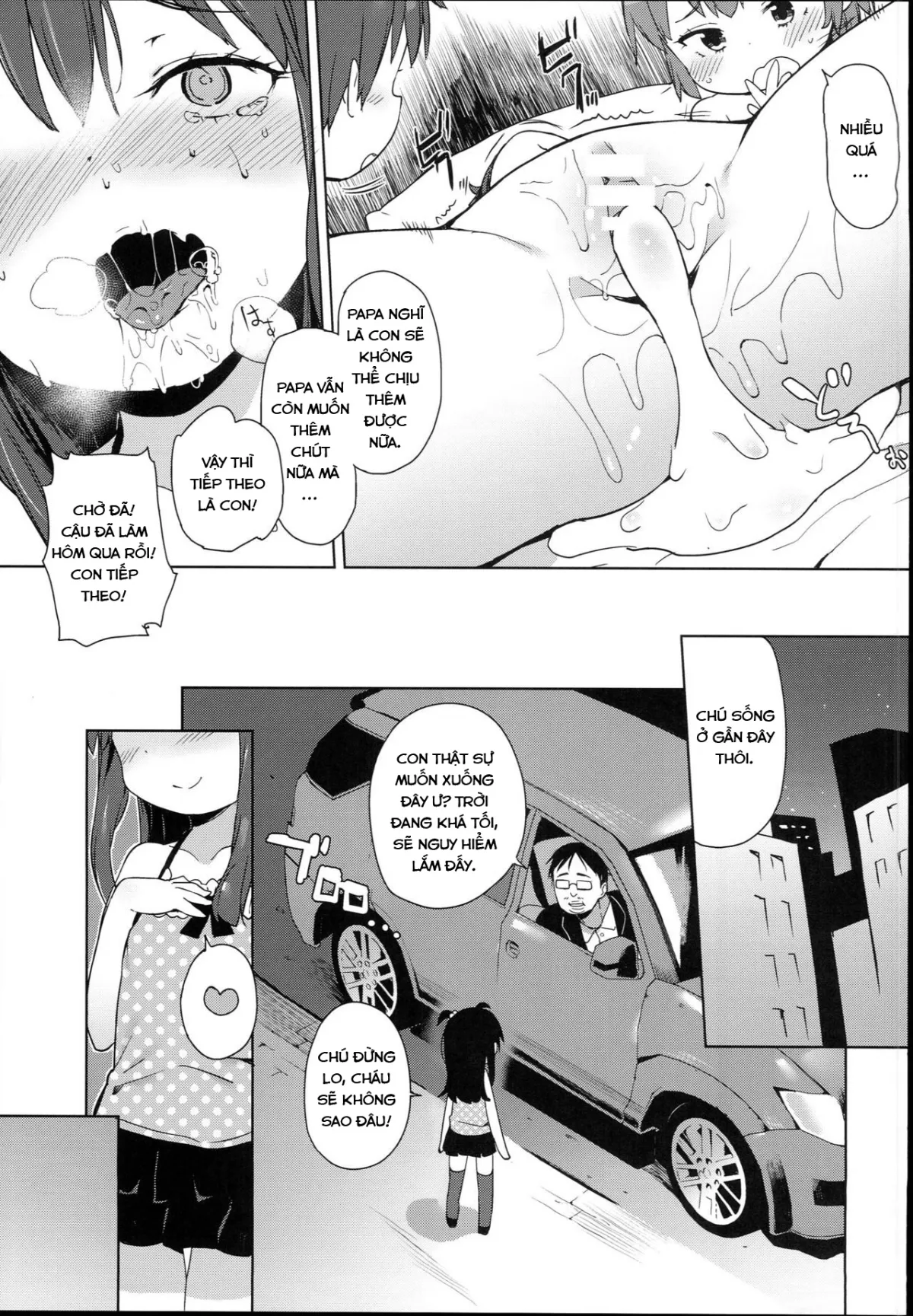 HentaiVN.net - Ảnh 22 - Con Gái Của Tôi Thích Làm Tình Với Các Lão Già Khọm [Ironna Ojisan to Yacchauko, A Girl Who Has Sex With Various Old Men] - Oneshot