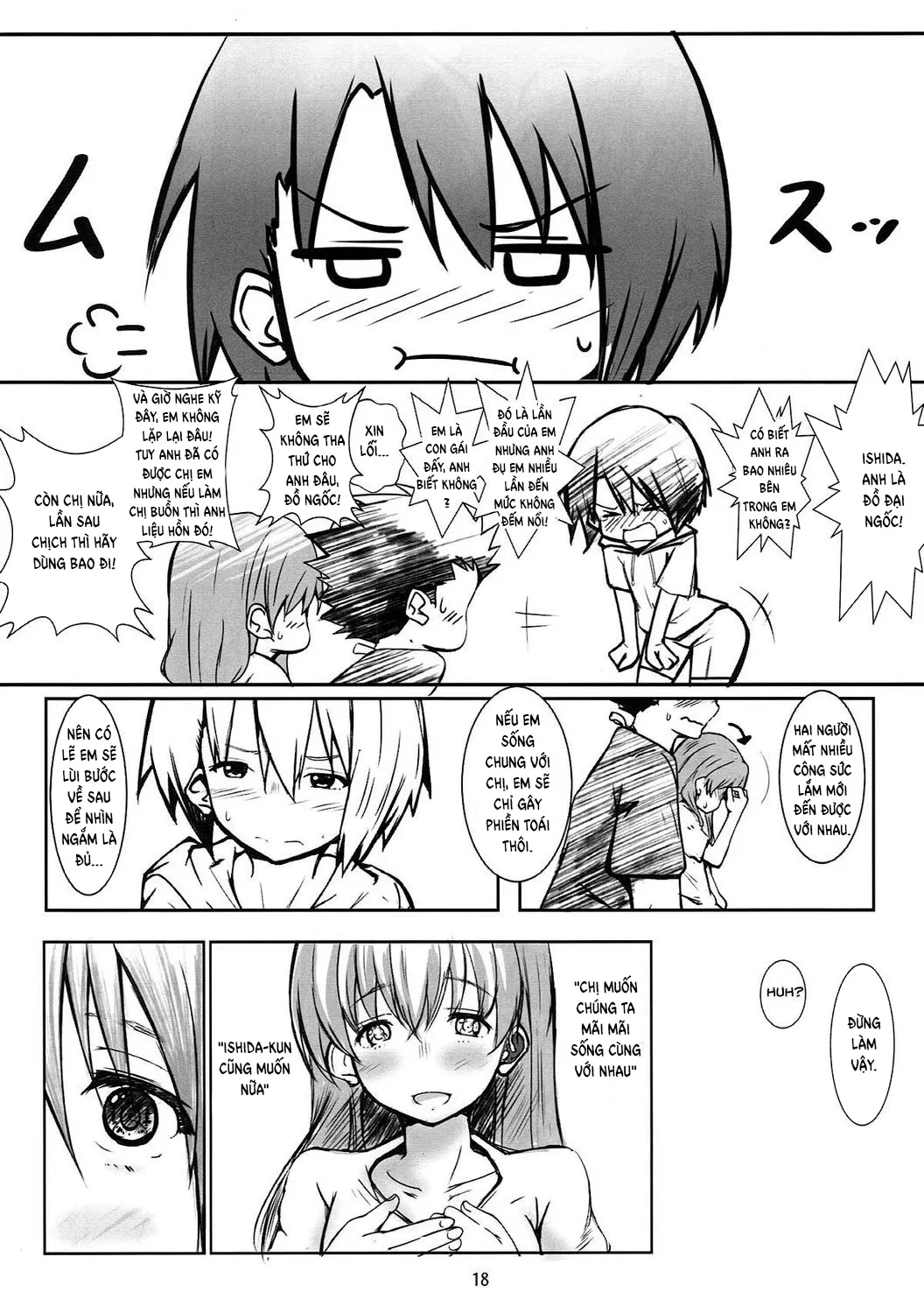 HentaiVN.net - Ảnh 13 - With My Sister... (Koe no Katachi) - Oneshot