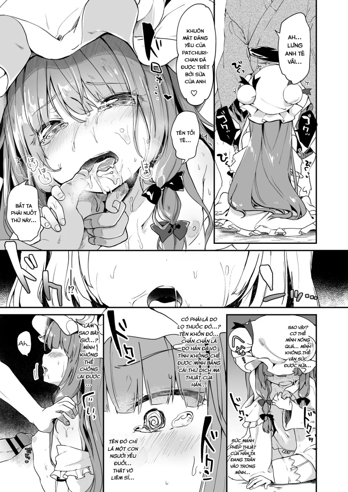 HentaiVN.net - Ảnh 9 - Karakuchi Patchouli-sama (Touhou, Touhou project) - Chương 1 - Karakuchi Patchouli-sama