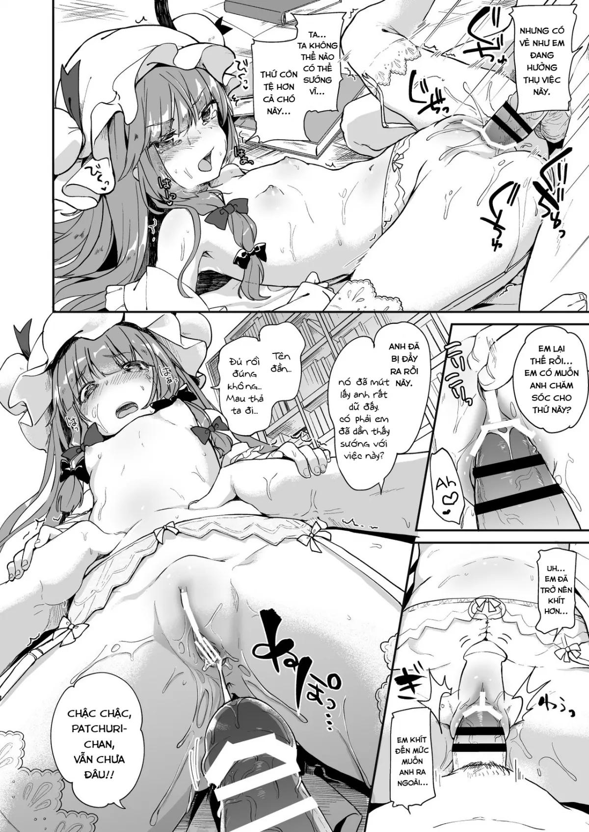 HentaiVN.net - Ảnh 12 - Karakuchi Patchouli-sama (Touhou, Touhou project) - Chương 1 - Karakuchi Patchouli-sama