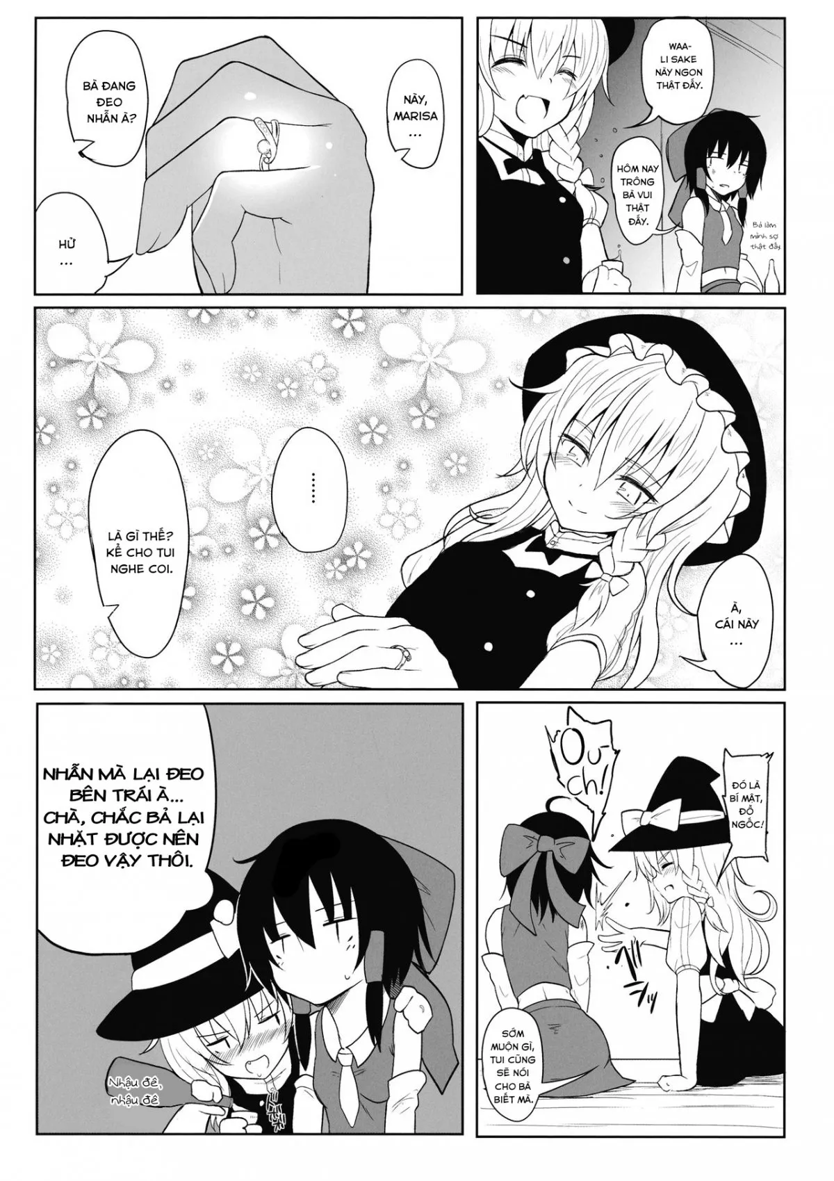 HentaiVN.net - Ảnh 16 - Hãy sinh cháu ngoại cho ba em nào!(Touhou Project) [Marisa to Icha Love☆ (Touhou Project)] - Oneshot ngọt