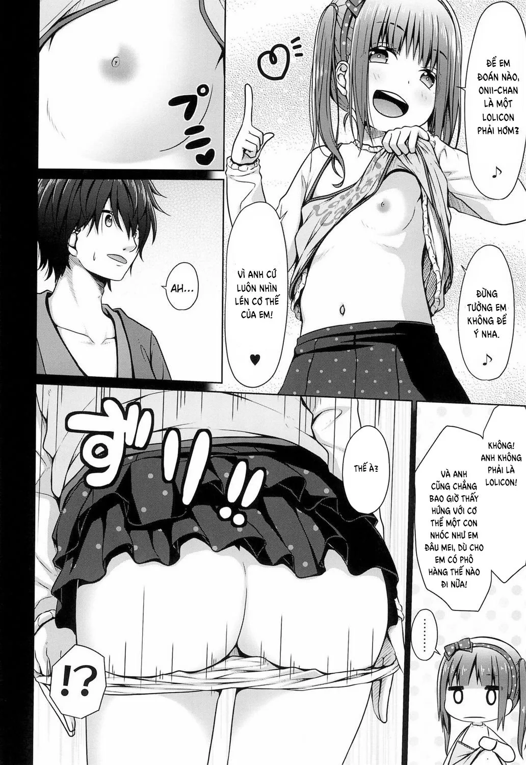HentaiVN.net - Ảnh 6 - Since Big Brother is a Lolicon his Little Sister Decided to Seize his Virginity [Ani ga Lolicon datta no de Imouto wa Doutei o Ubau koto ni shita] - Oneshot