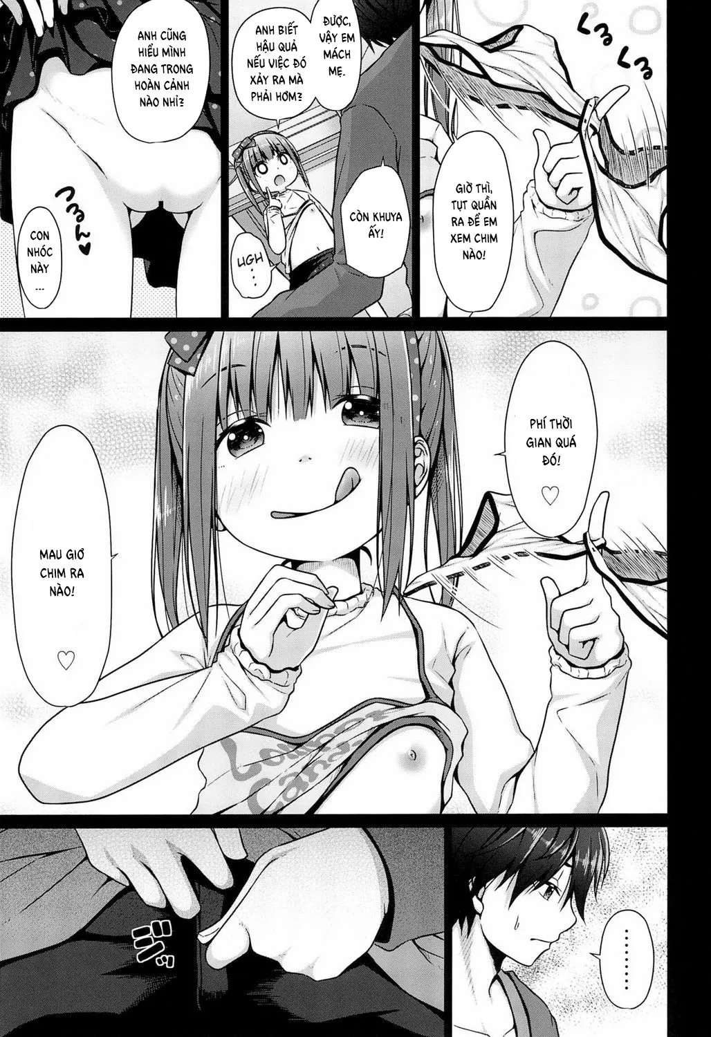 HentaiVN.net - Ảnh 7 - Since Big Brother is a Lolicon his Little Sister Decided to Seize his Virginity [Ani ga Lolicon datta no de Imouto wa Doutei o Ubau koto ni shita] - Oneshot