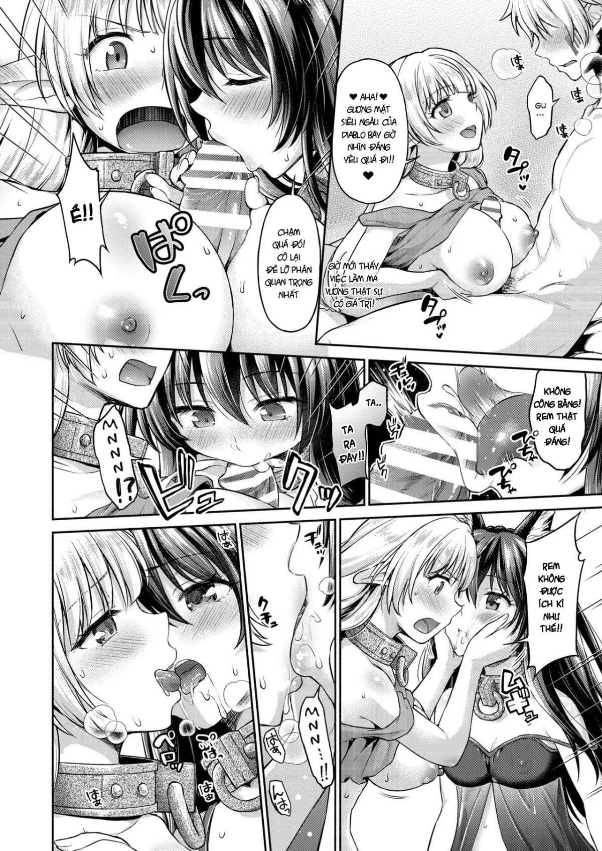 HentaiVN.net - Ảnh 6 - Chúng em là nô lệ của anh! (Isekai Maou to Shoukan Shoujo no Dorei Majutsu) [Diablo no Shoyu Monodakara Suki ni Shitemo IIiyo...; We're Your Slaves, So You Can Do As You'd Like, Diablo... ♥; ディアヴロの所有物だから好きにしてもイイよ… ♥] - Oneshot