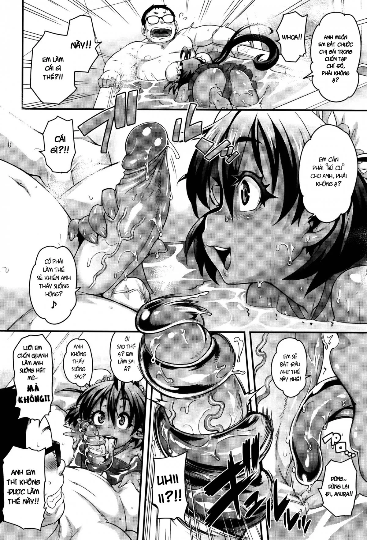 HentaiVN.net - Ảnh 7 - Anura-cô gái người ếch! [Kemonokko Tsuushin,Kaeruko Anura, Animal Girl Hotline, Frog Girl Anura] - Oneshot