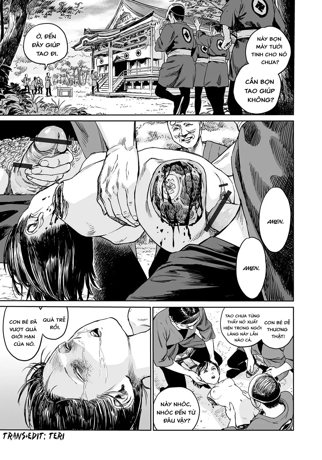 HentaiVN.net - Ảnh 20 - Câu chuyện về ngọn núi của công chùa lồng đèn. [The Mountain Of Amputee Princesses] - Oneshit