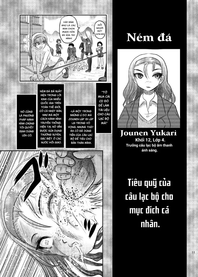 HentaiVN.net - Ảnh 11 - Trường học hành hình. [Dokudoku Vol. 16 Shi-Kei Shi-Kkou | Execution Execution] - Oneshit ngọt