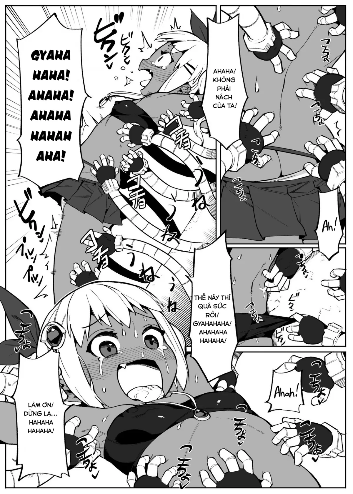 HentaiVN.net - Ảnh 14 - Chuyến đi đáng nhớ! [Thief Girl and Tickling Trap Dungeon!] - Oneshot tickling