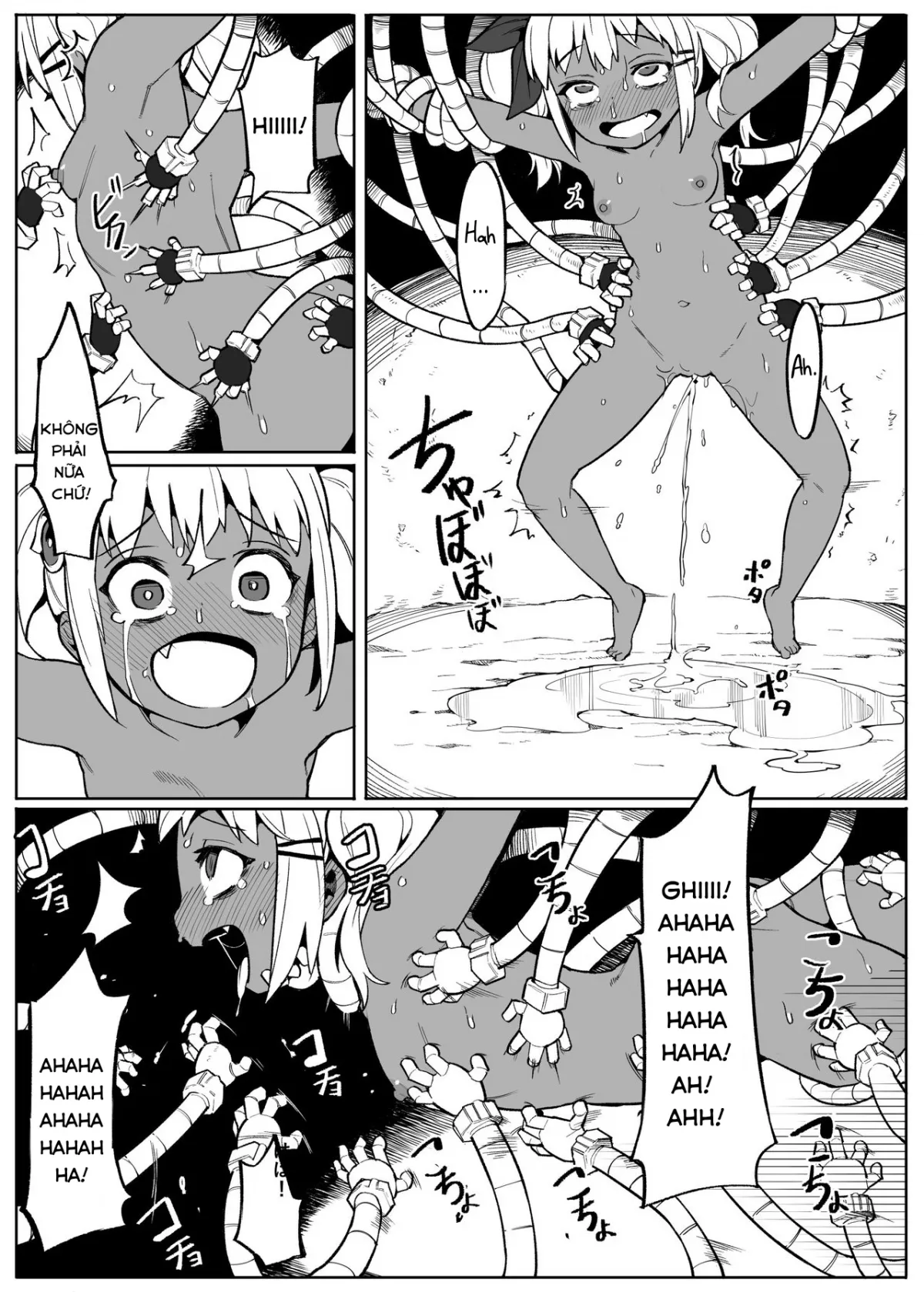 HentaiVN.net - Ảnh 21 - Chuyến đi đáng nhớ! [Thief Girl and Tickling Trap Dungeon!] - Oneshot tickling