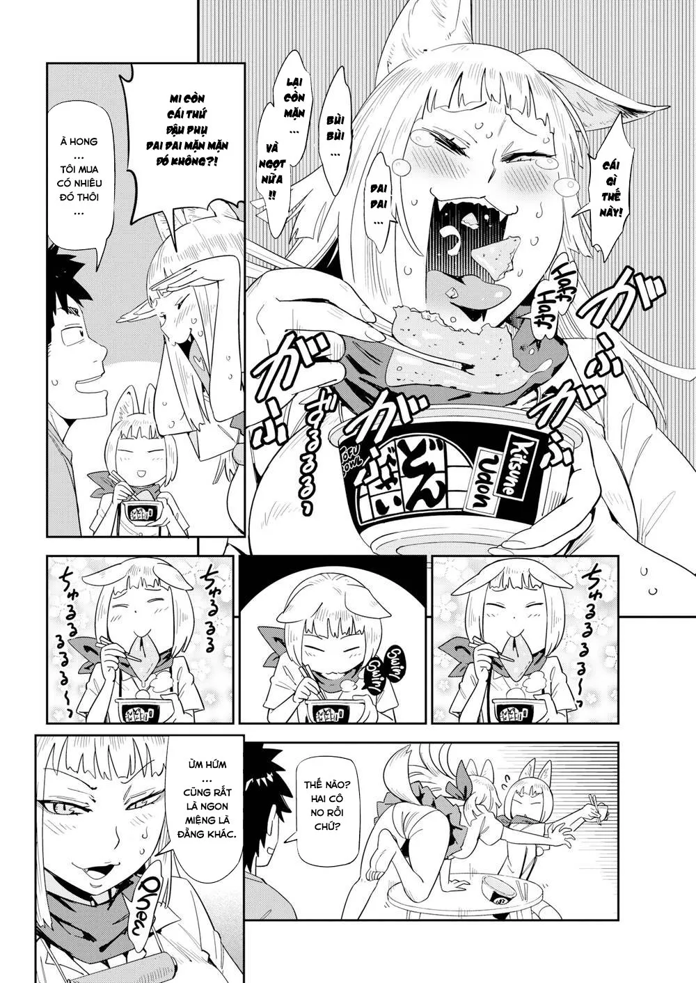 HentaiVN.net - Ảnh 7 - Đụ Thư Thái Hai Em Hồ Ly Dâm Đãng! [Juicy, Beastly Guardian Foxes] - Oneshot