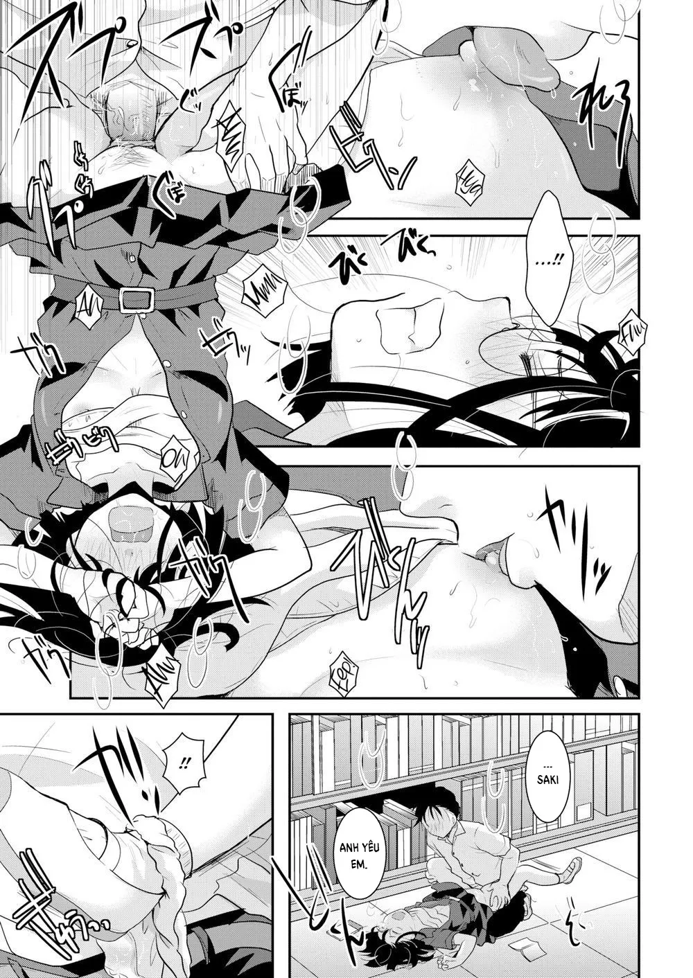 HentaiVN.net - Ảnh 11 - Quiet in the Library! - Oneshot
