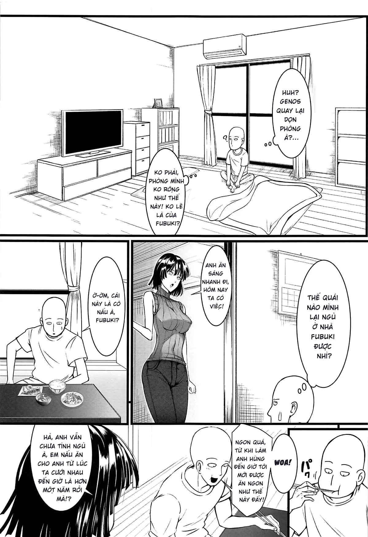 HentaiVN.net - Ảnh 3 - Tình Yêu Chị Em 3 ( One Punch Man ) [Love Sister; One Punch Man] - Chap 1 Ngọt Nước