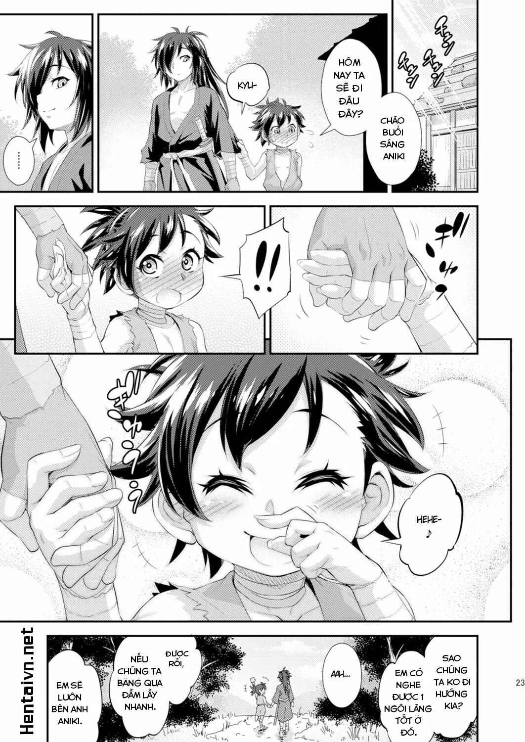 HentaiVN.net - Ảnh 23 - Chinpo ga Modotta Aniki to Futanari ni Nacchimatta Oira no Maki (Dororo) - Onshot