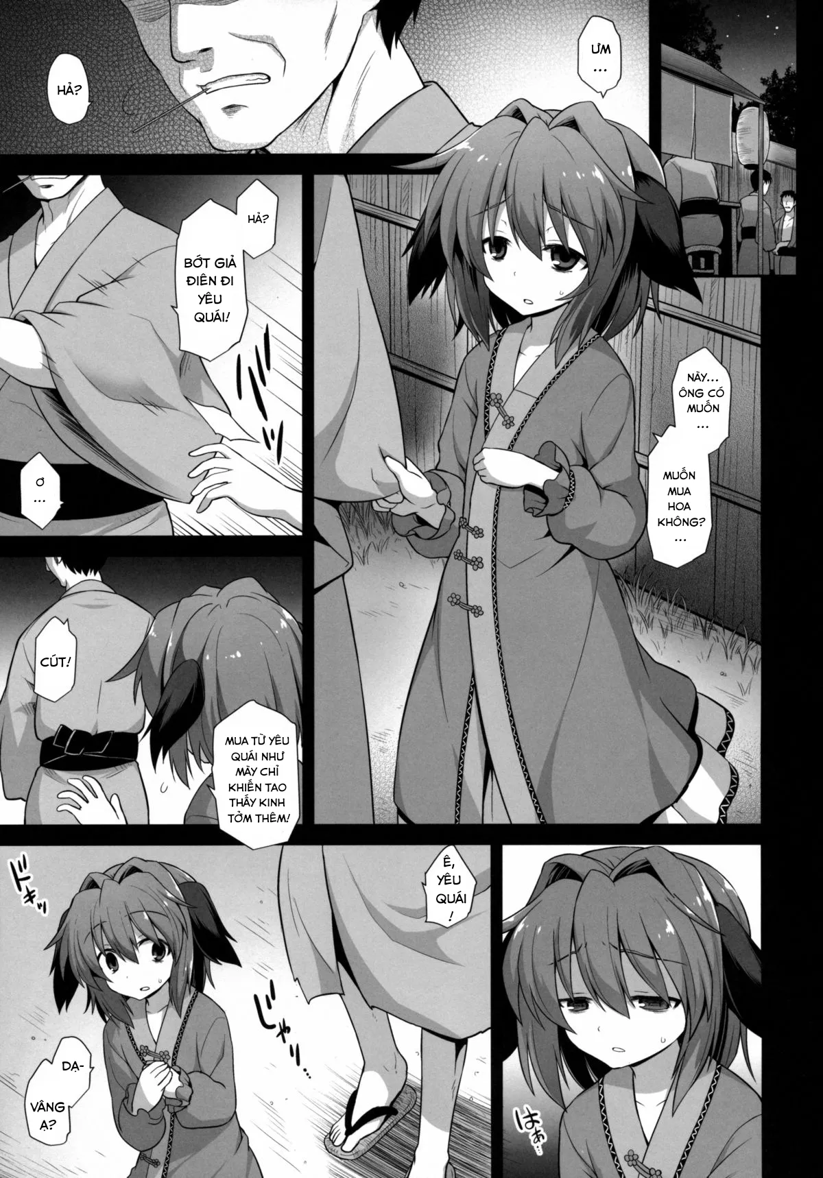 HentaiVN.net - Ảnh 3 - Ca làm sau sinh của bé Kasodani Kyouko (Touhou Project) [Kasodani Kyouko's Afterbirth Prostitution Sex] - Oneshot
