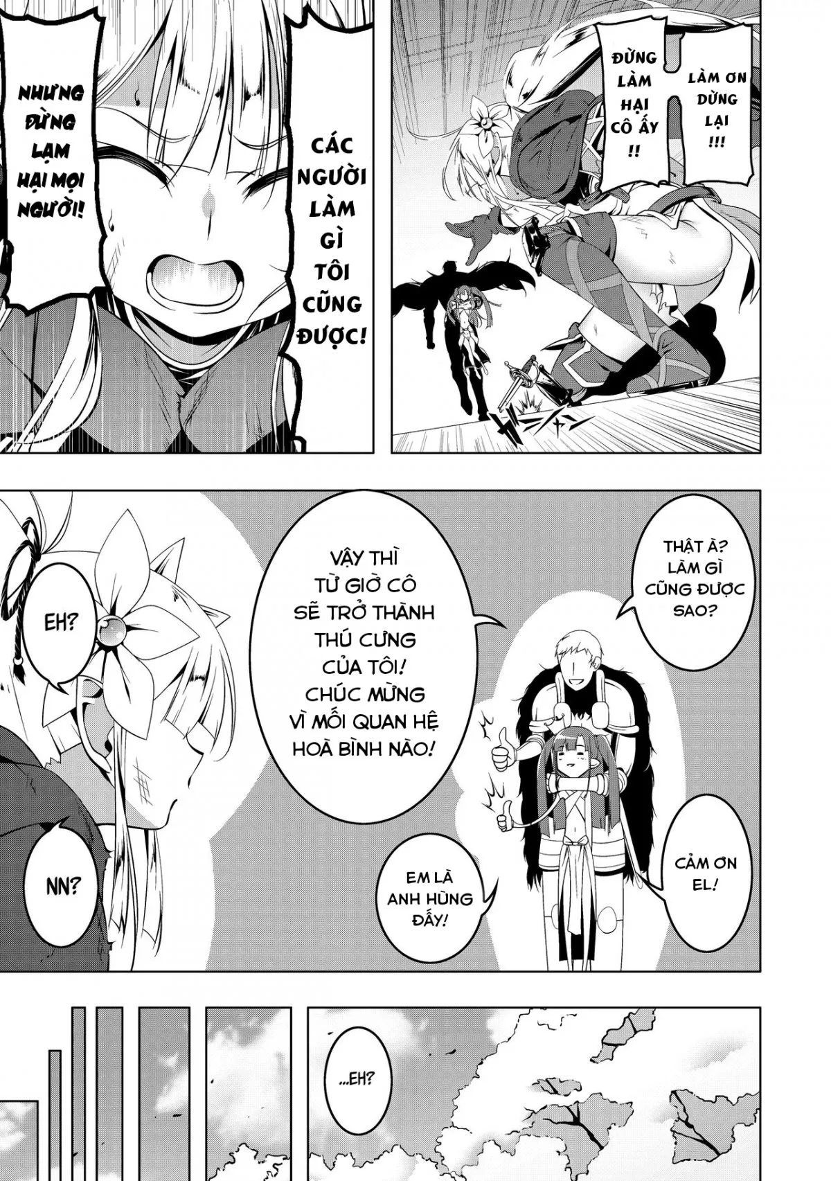 HentaiVN.net - Ảnh 5 - Koukotsu no Kishi ~Elfina~ [Ectstasy Knight ~Elfina~] - Chap 1