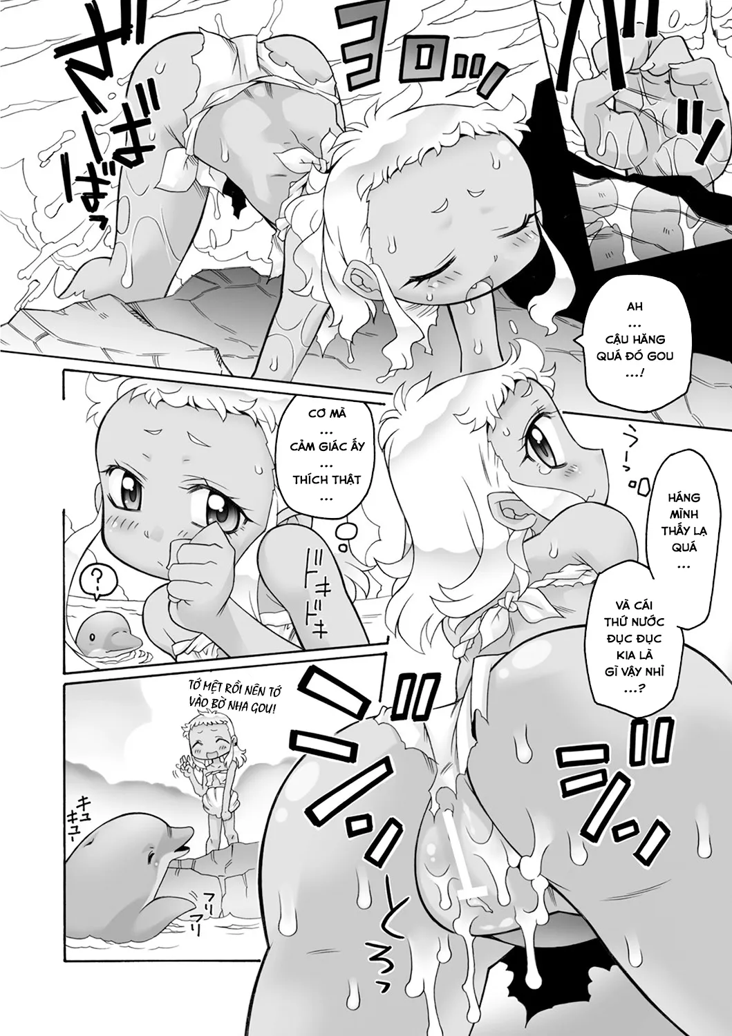 HentaiVN.net - Ảnh 7 - Ý Trời Bảo Bé Loli Đụ Chú Cá Heo! [神秘の世海] - Oneshot