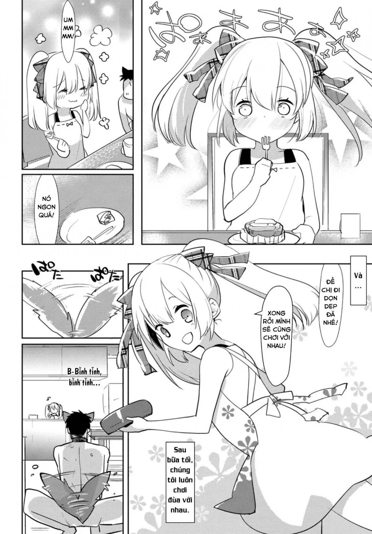 HentaiVN.net - Ảnh 9 - Ba ơi, cùng chơi với con nhé! [Papa to Asobou!] - Oneshot