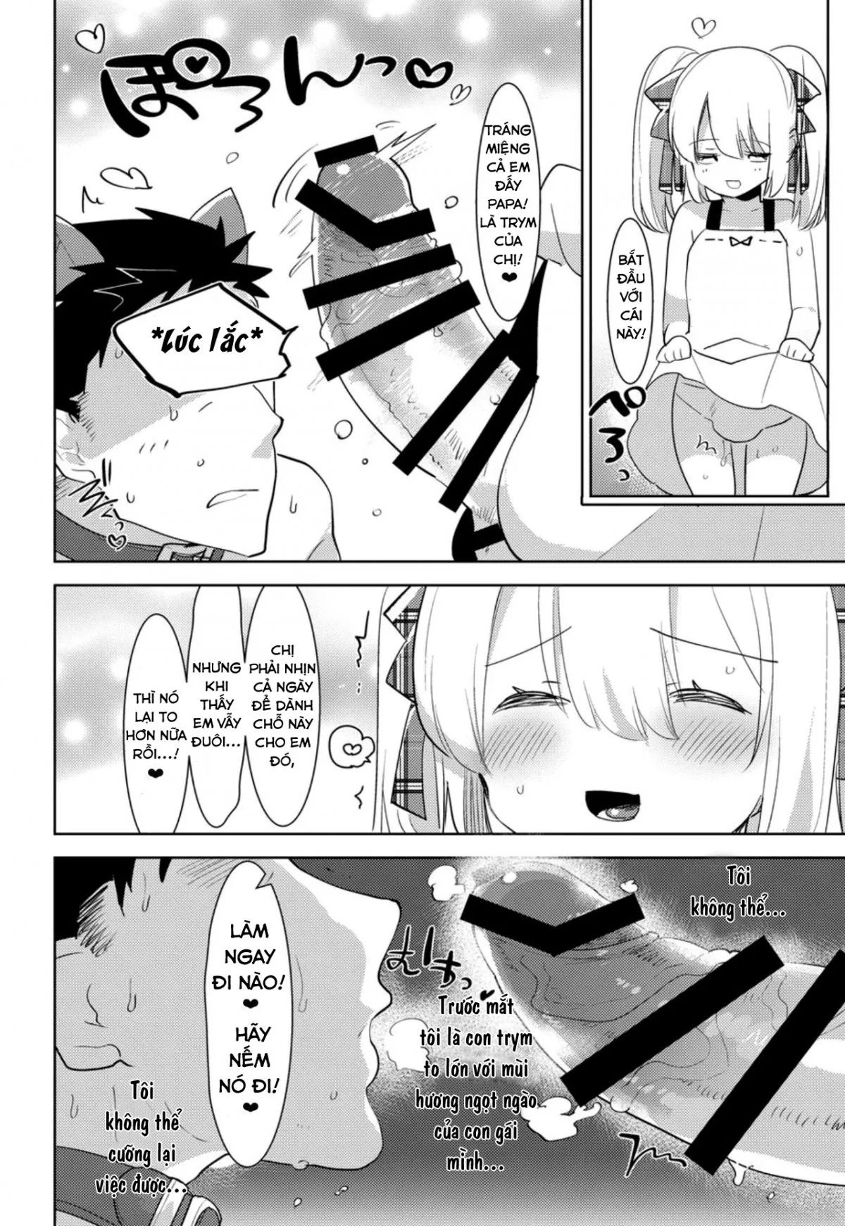 HentaiVN.net - Ảnh 11 - Ba ơi, cùng chơi với con nhé! [Papa to Asobou!] - Oneshot