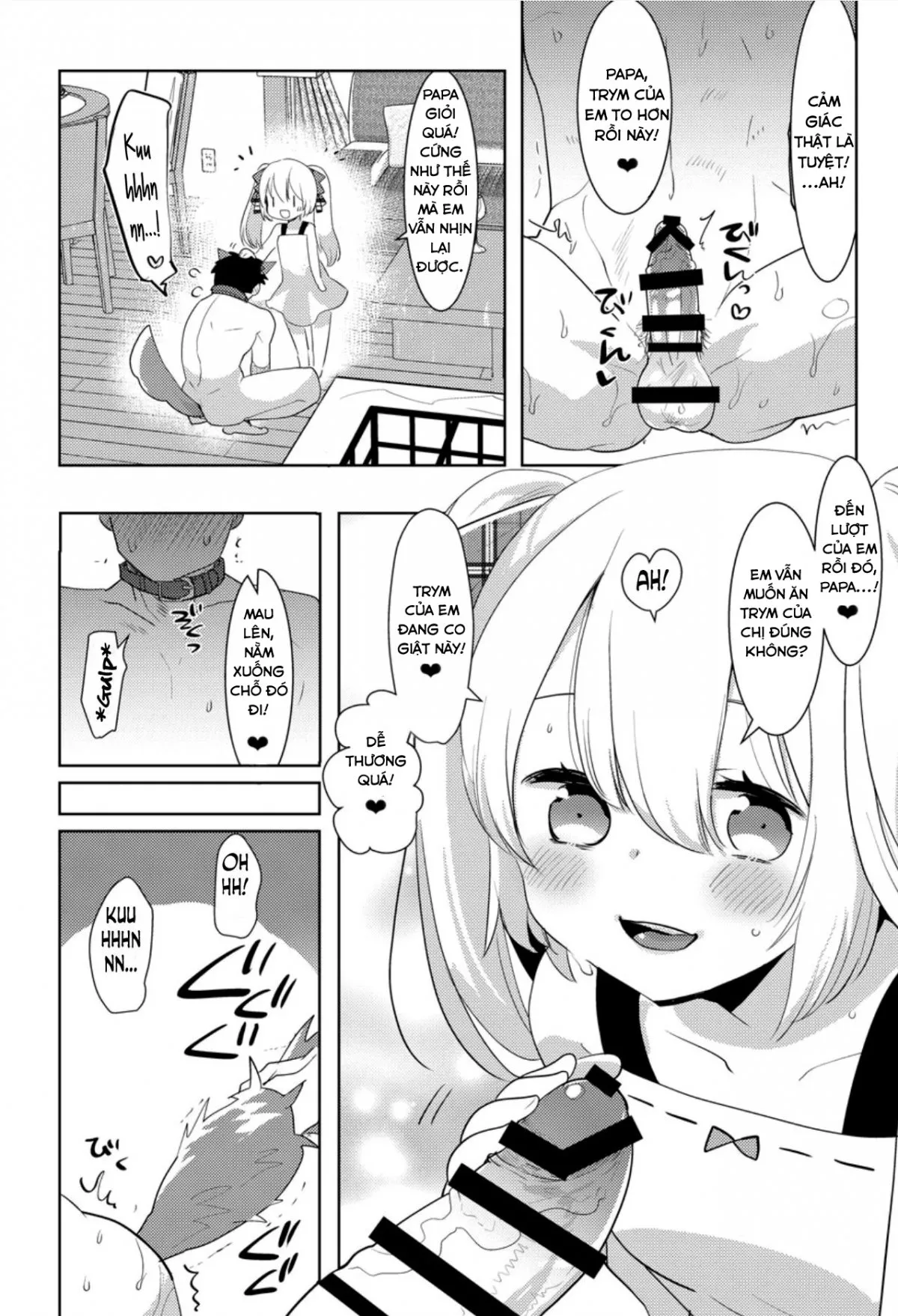 HentaiVN.net - Ảnh 15 - Ba ơi, cùng chơi với con nhé! [Papa to Asobou!] - Oneshot