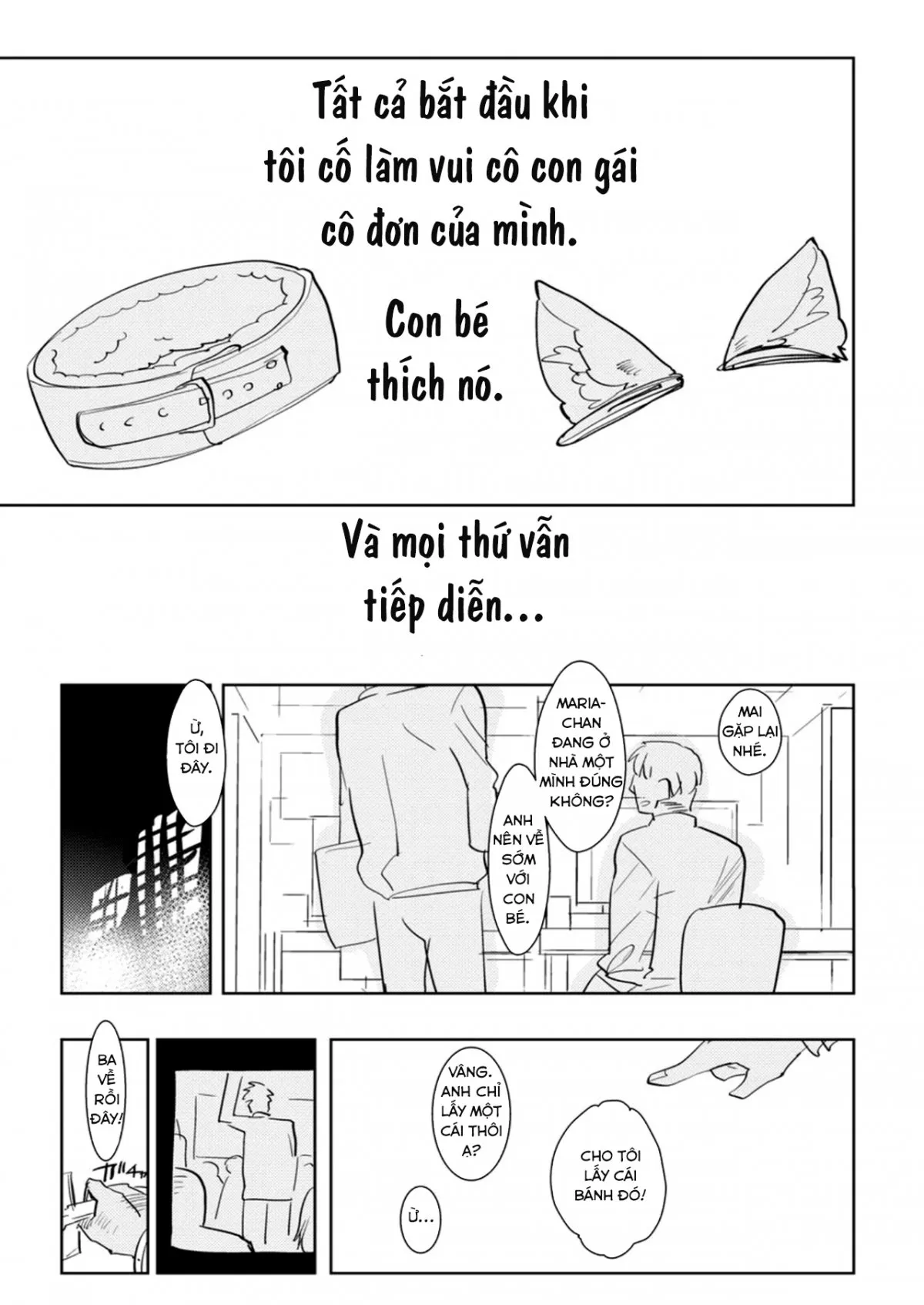 HentaiVN.net - Ảnh 4 - Ba ơi, cùng chơi với con nhé! [Papa to Asobou!] - Oneshot