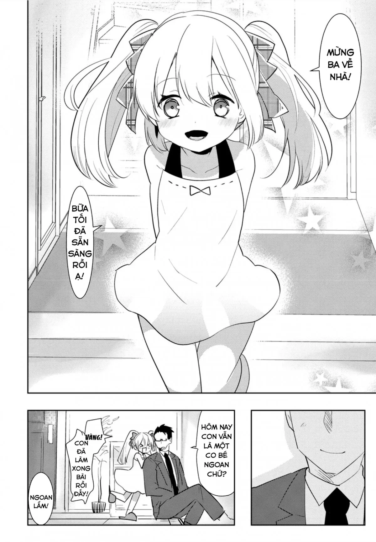 HentaiVN.net - Ảnh 5 - Ba ơi, cùng chơi với con nhé! [Papa to Asobou!] - Oneshot