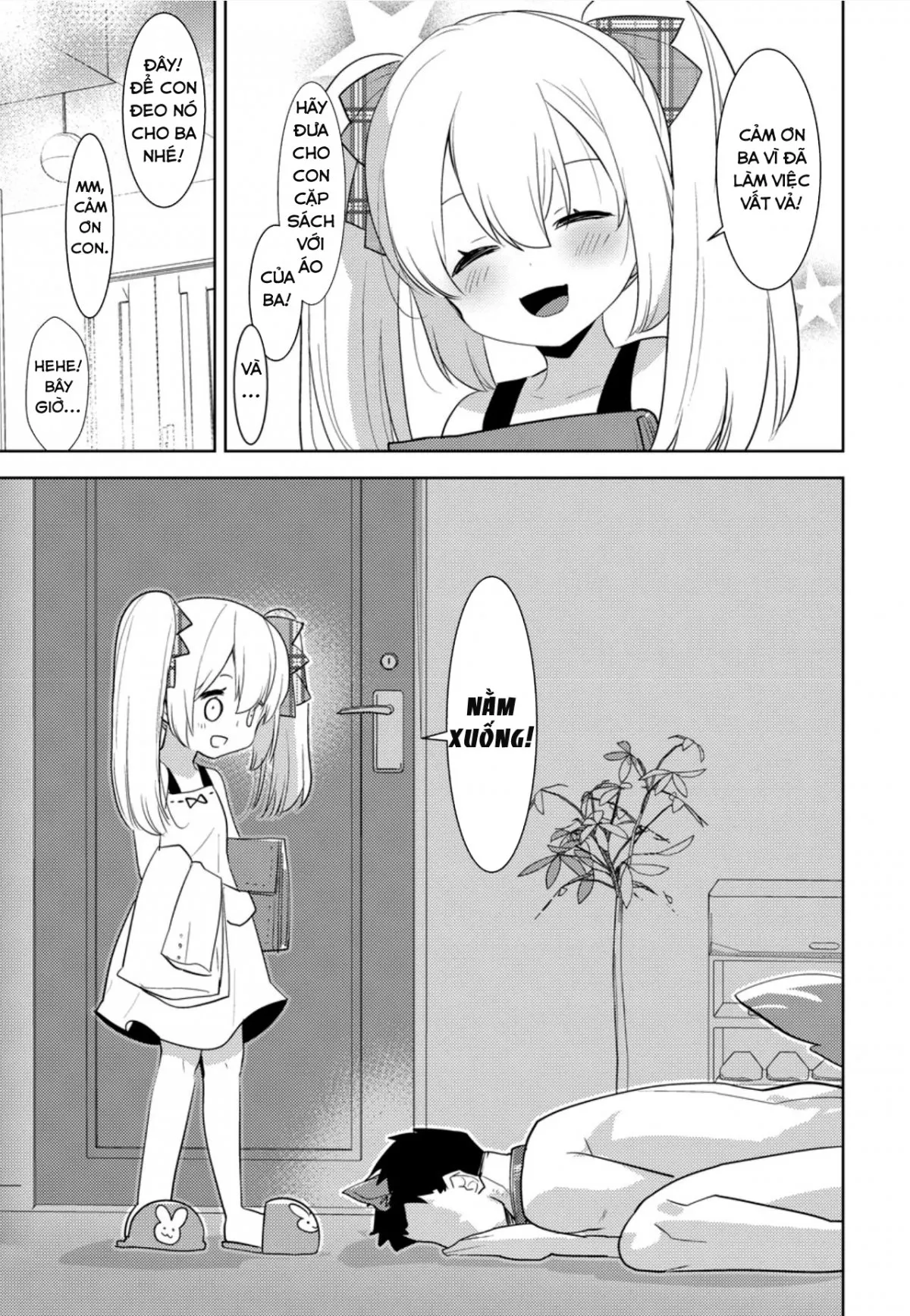 HentaiVN.net - Ảnh 6 - Ba ơi, cùng chơi với con nhé! [Papa to Asobou!] - Oneshot