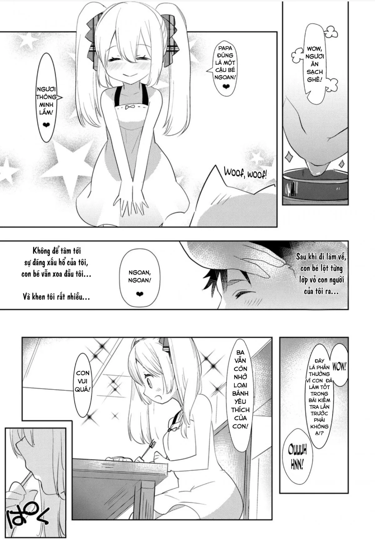 HentaiVN.net - Ảnh 8 - Ba ơi, cùng chơi với con nhé! [Papa to Asobou!] - Oneshot