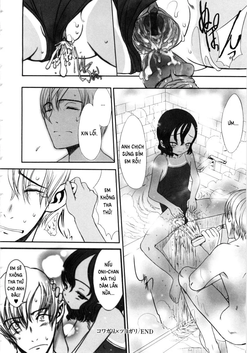 HentaiVN.net - Ảnh 30 - Timid x Courageous [Kowagari × Tsuyogari] - Oneshot