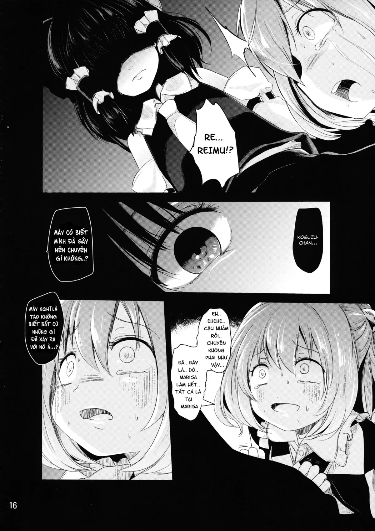 HentaiVN.net - Ảnh 16 - Người bạn xúc tua của tôi. [Nakayoshi Shokushu | My Friend The Tentacle (Touhou Project)] - Teri iu xúc xích