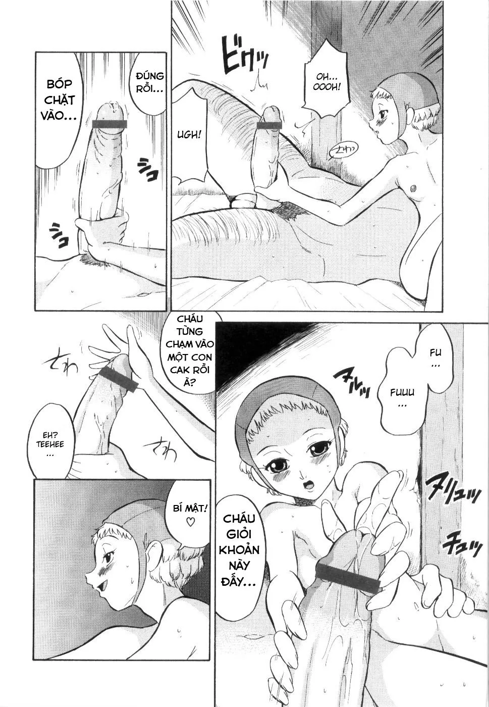 HentaiVN.net - Ảnh 13 - Đục khoét tuổi thơ cùng OH [Doguu - Dozamura Guuwa] - Chap 1 - Bé đũy quàng khăn đỏ