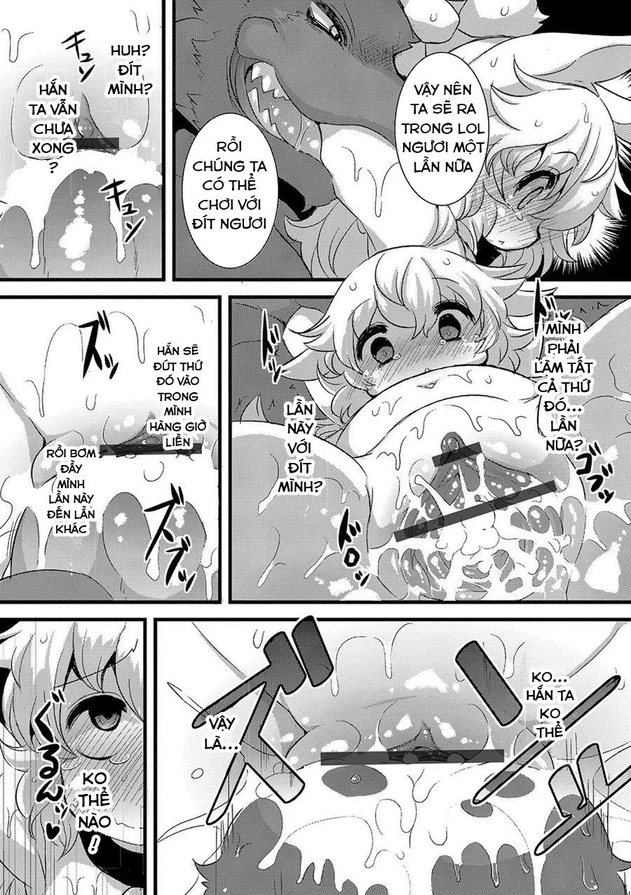 HentaiVN.net - Ảnh 18 - Chó sói và 7 bé dê loli [Ookami to Shichihiki no Koyagi] - Chap 2 - [END]