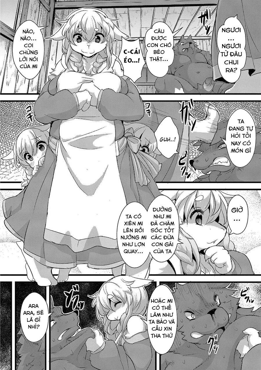 HentaiVN.net - Ảnh 21 - Chó sói và 7 bé dê loli [Ookami to Shichihiki no Koyagi] - Chap 2 - [END]