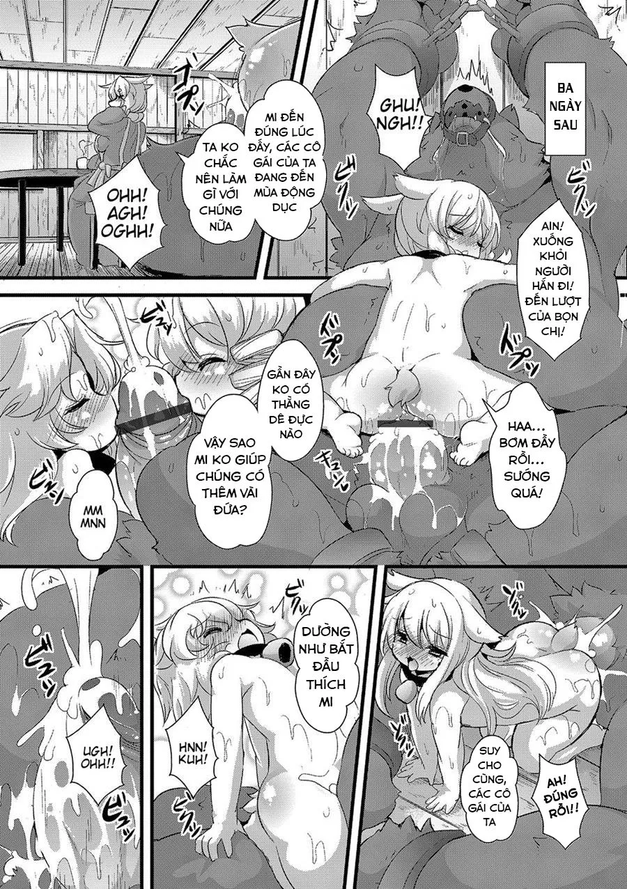 HentaiVN.net - Ảnh 22 - Chó sói và 7 bé dê loli [Ookami to Shichihiki no Koyagi] - Chap 2 - [END]