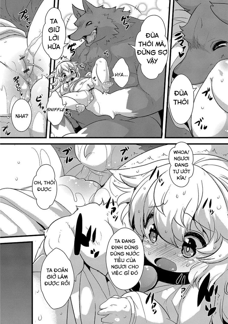 HentaiVN.net - Ảnh 9 - Chó sói và 7 bé dê loli [Ookami to Shichihiki no Koyagi] - Chap 2 - [END]