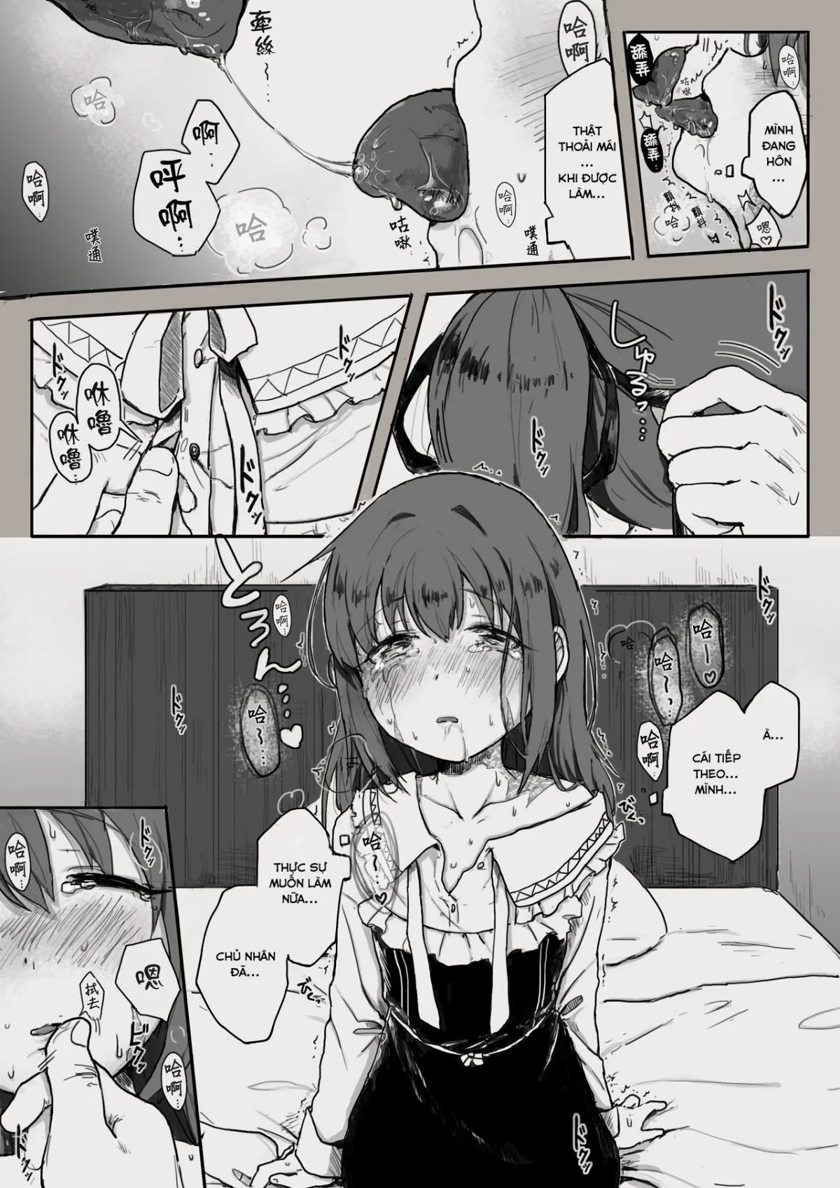 HentaiVN.net - Ảnh 10 - Từ Nô Lệ Trở Thành Người Yêu Của Anh [Dorei to no Seikatsu Iwai Nishuunen _Anata to Deaete_] - Oneshot