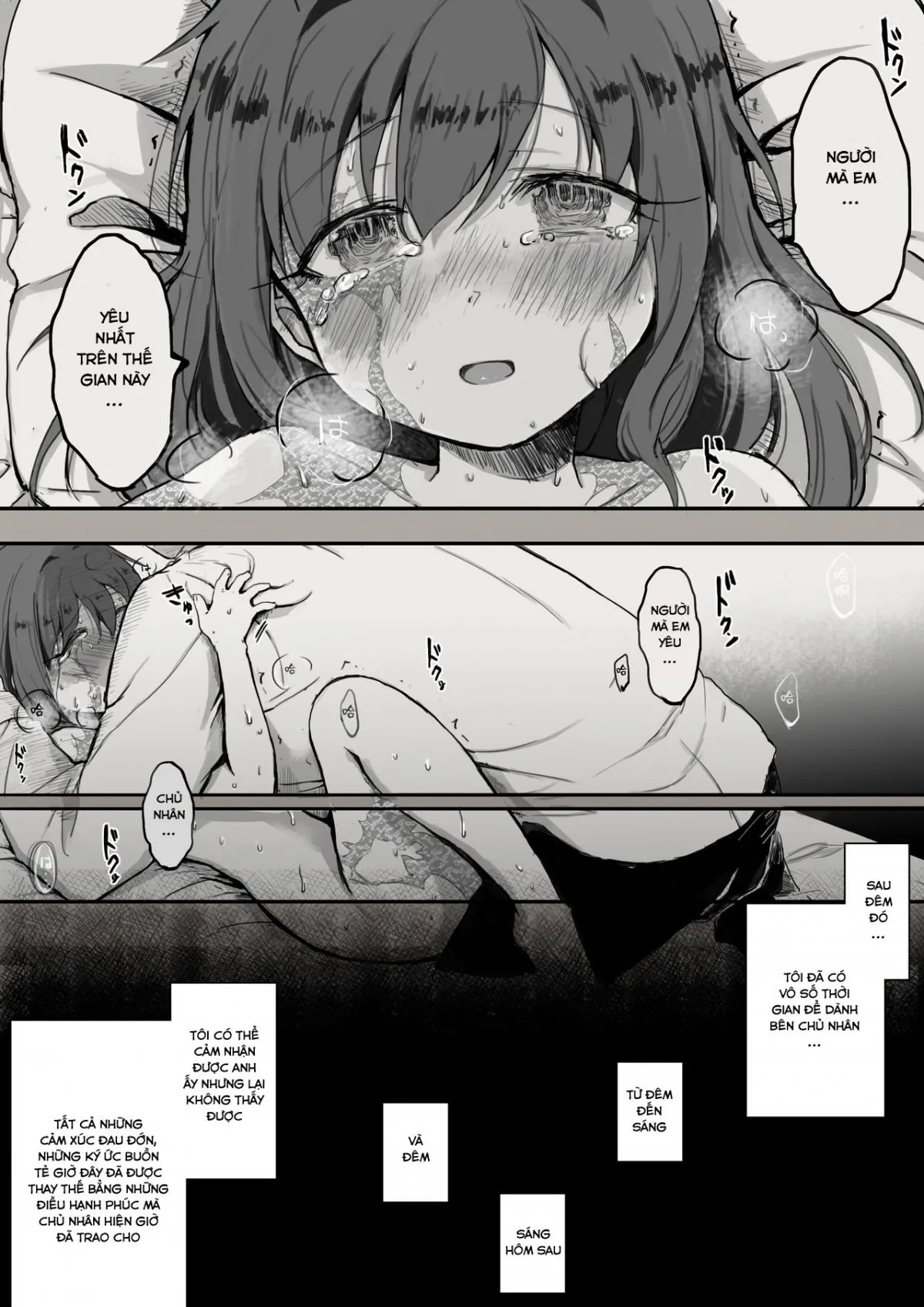 HentaiVN.net - Ảnh 28 - Từ Nô Lệ Trở Thành Người Yêu Của Anh [Dorei to no Seikatsu Iwai Nishuunen _Anata to Deaete_] - Oneshot