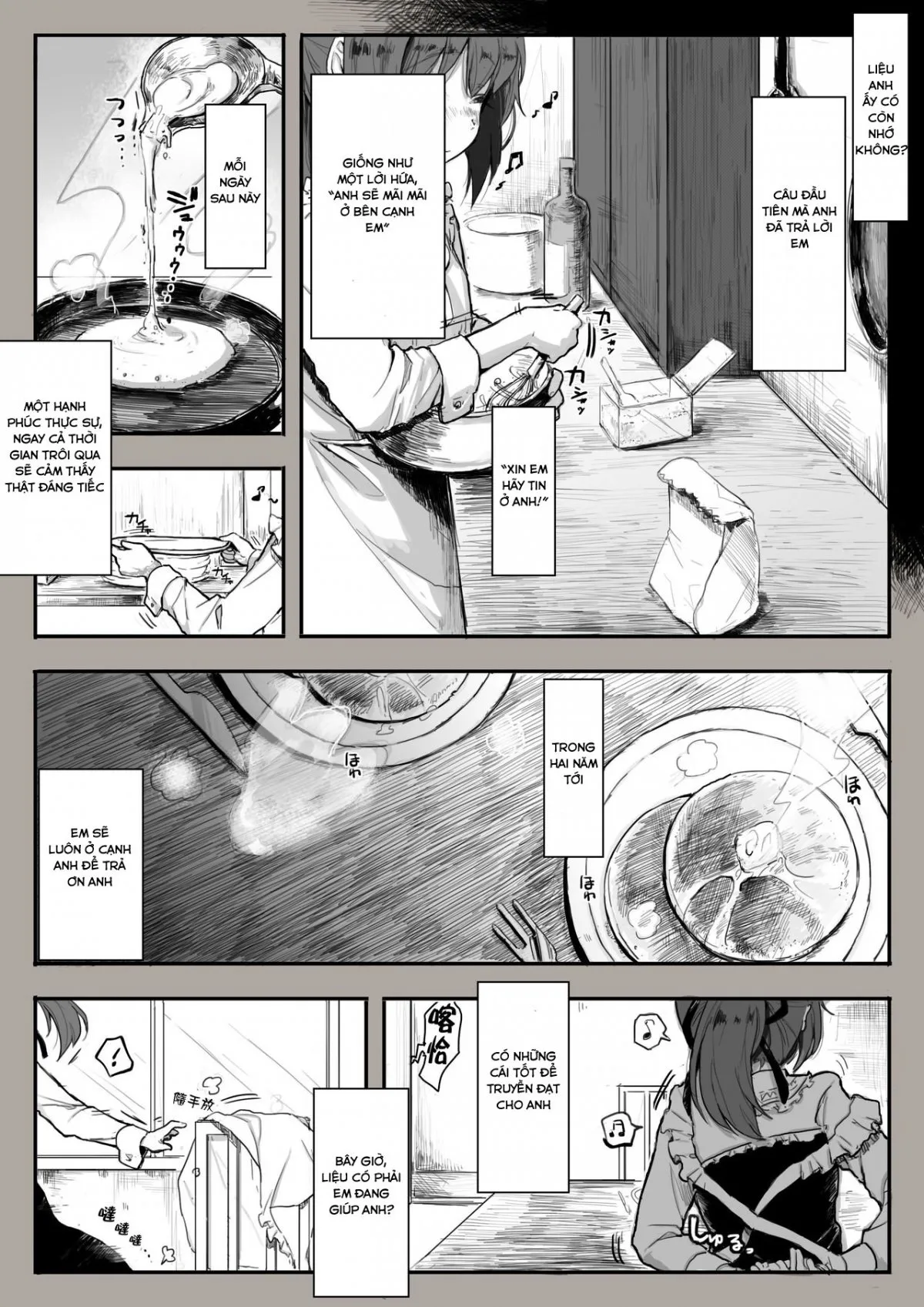 HentaiVN.net - Ảnh 29 - Từ Nô Lệ Trở Thành Người Yêu Của Anh [Dorei to no Seikatsu Iwai Nishuunen _Anata to Deaete_] - Oneshot