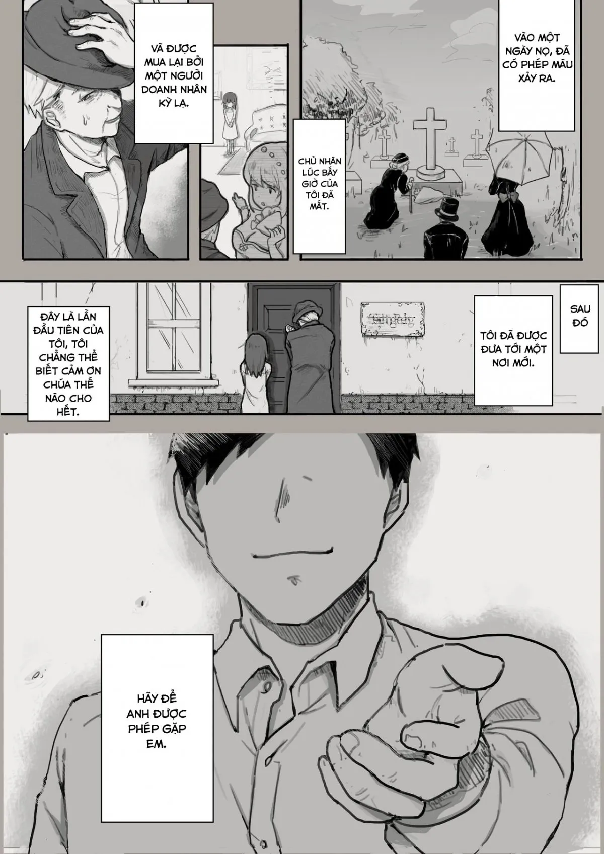 HentaiVN.net - Ảnh 4 - Từ Nô Lệ Trở Thành Người Yêu Của Anh [Dorei to no Seikatsu Iwai Nishuunen _Anata to Deaete_] - Oneshot