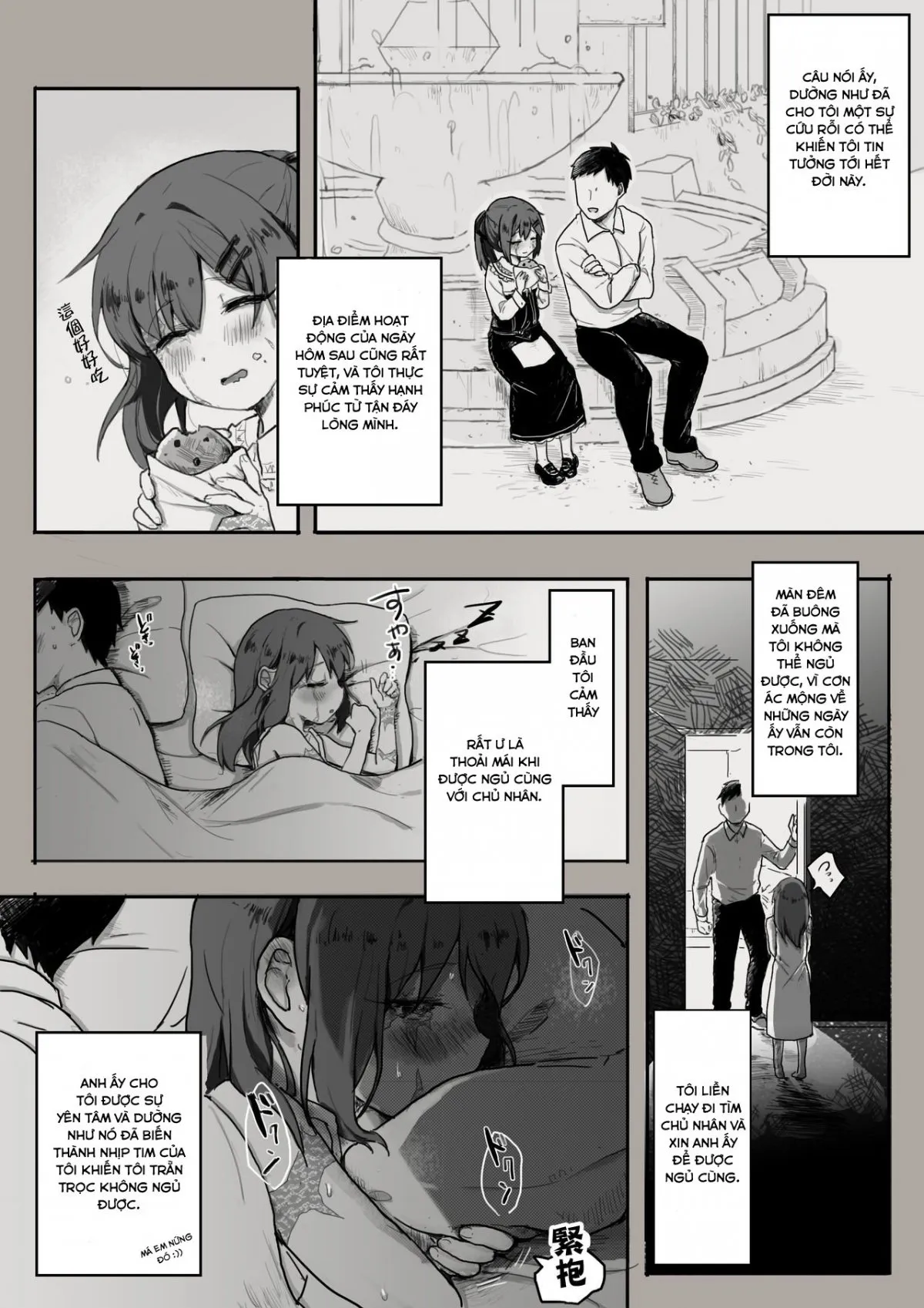 HentaiVN.net - Ảnh 7 - Từ Nô Lệ Trở Thành Người Yêu Của Anh [Dorei to no Seikatsu Iwai Nishuunen _Anata to Deaete_] - Oneshot